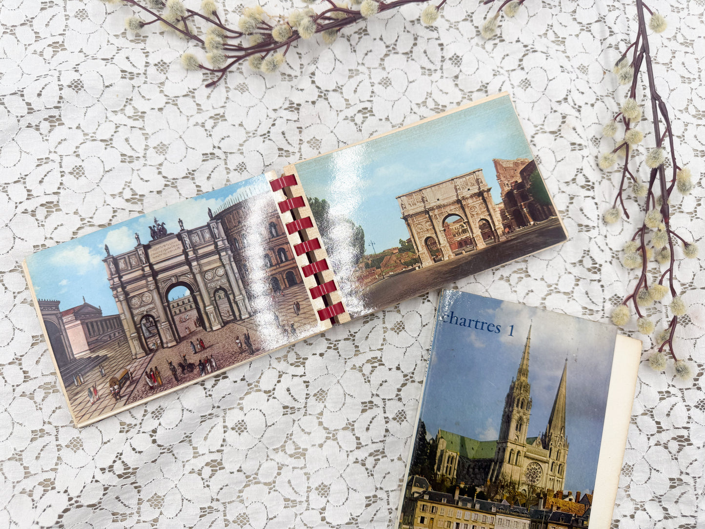 Vintage Postcards and Book