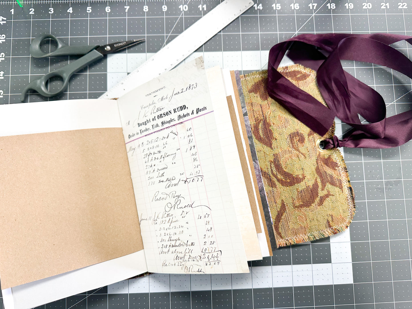 Making a Journal with Sewn Binding