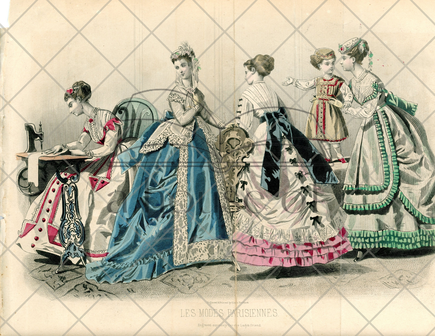 Fashion Plate Signature Pages- Project Template Digital Download