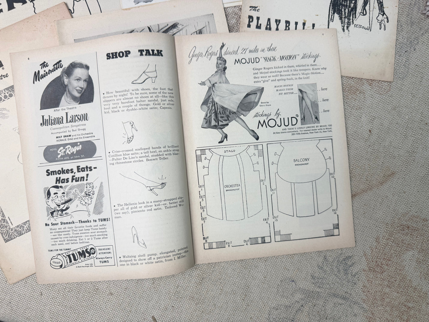Vintage Playbill Set