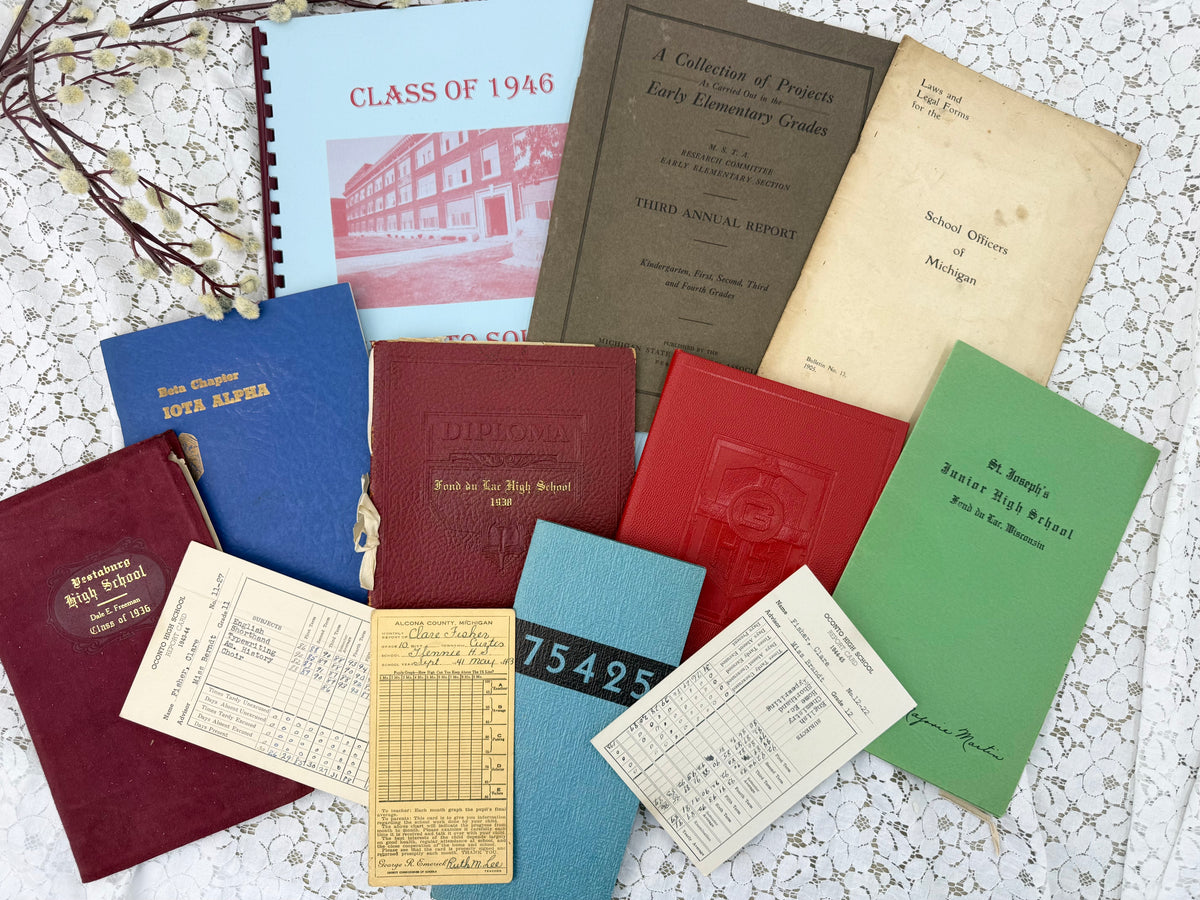 Vintage School Ephemera