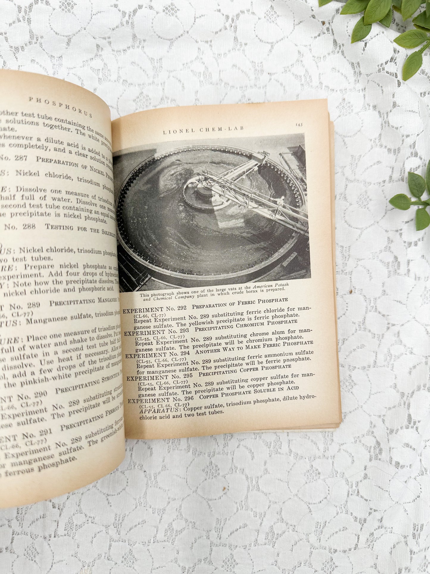 Lionel Chem Lab Book- 1942