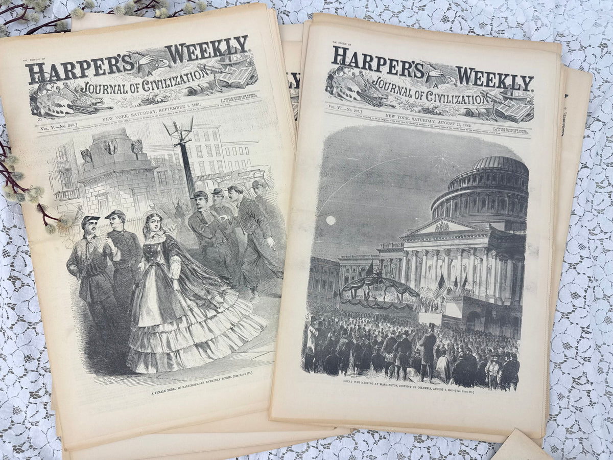 Harper's Weekly (Set of 4)