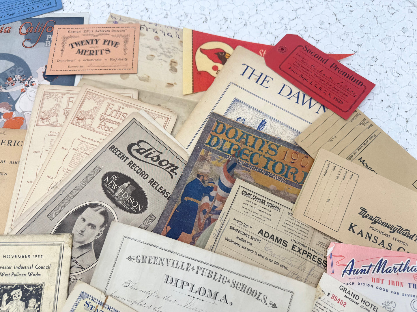 Vintage Ephemera Set