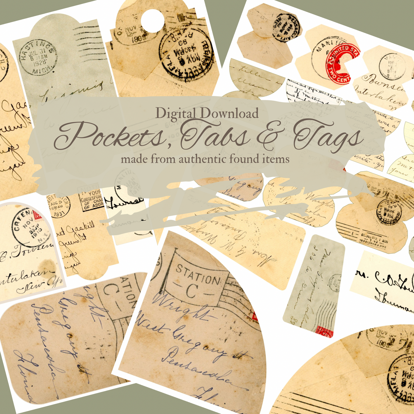 Envelopes and Letters- Digital Download