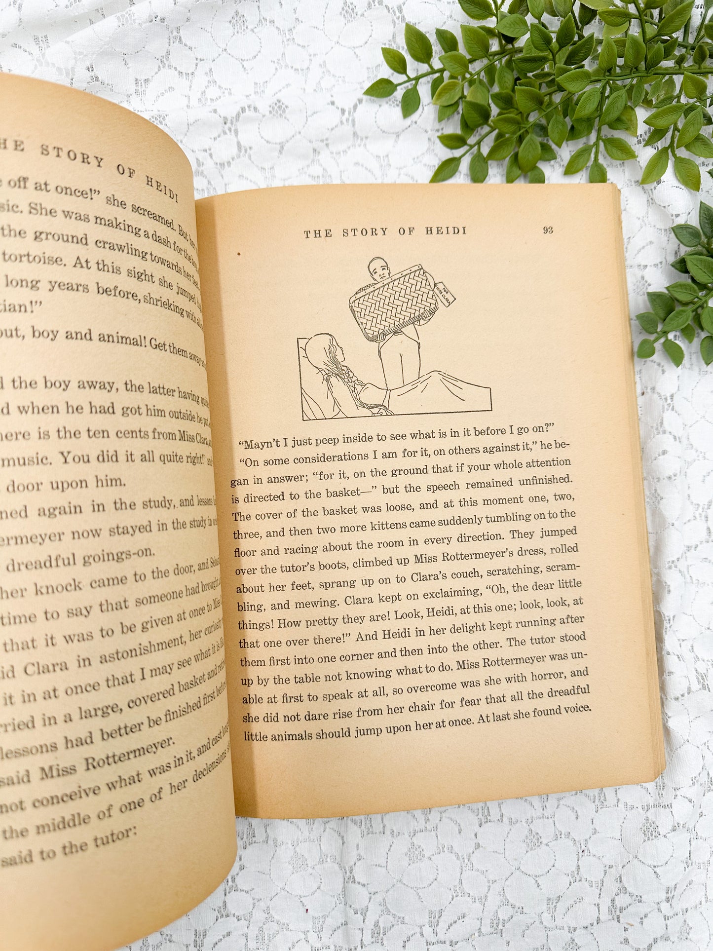Vintage Heidi Book- 1934