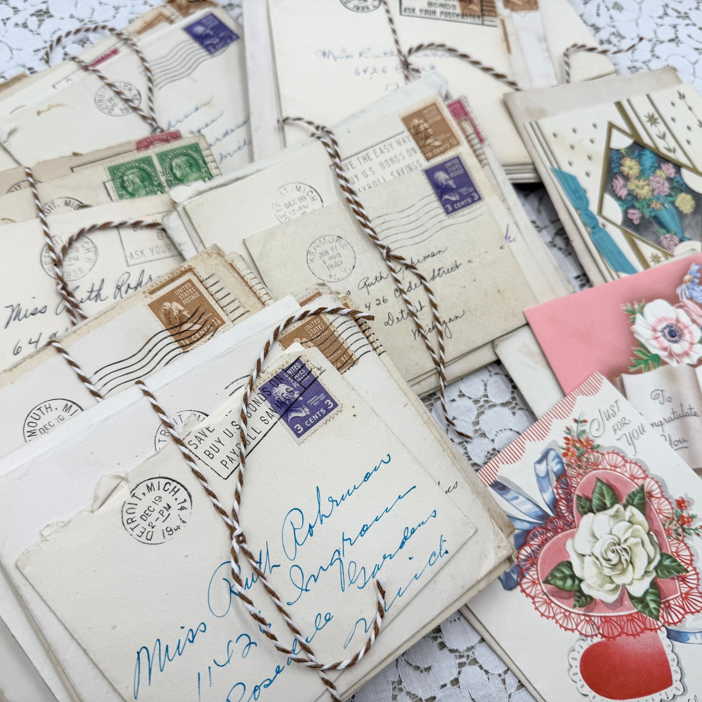 Vintage Envelopes and Greeting Card Sets
