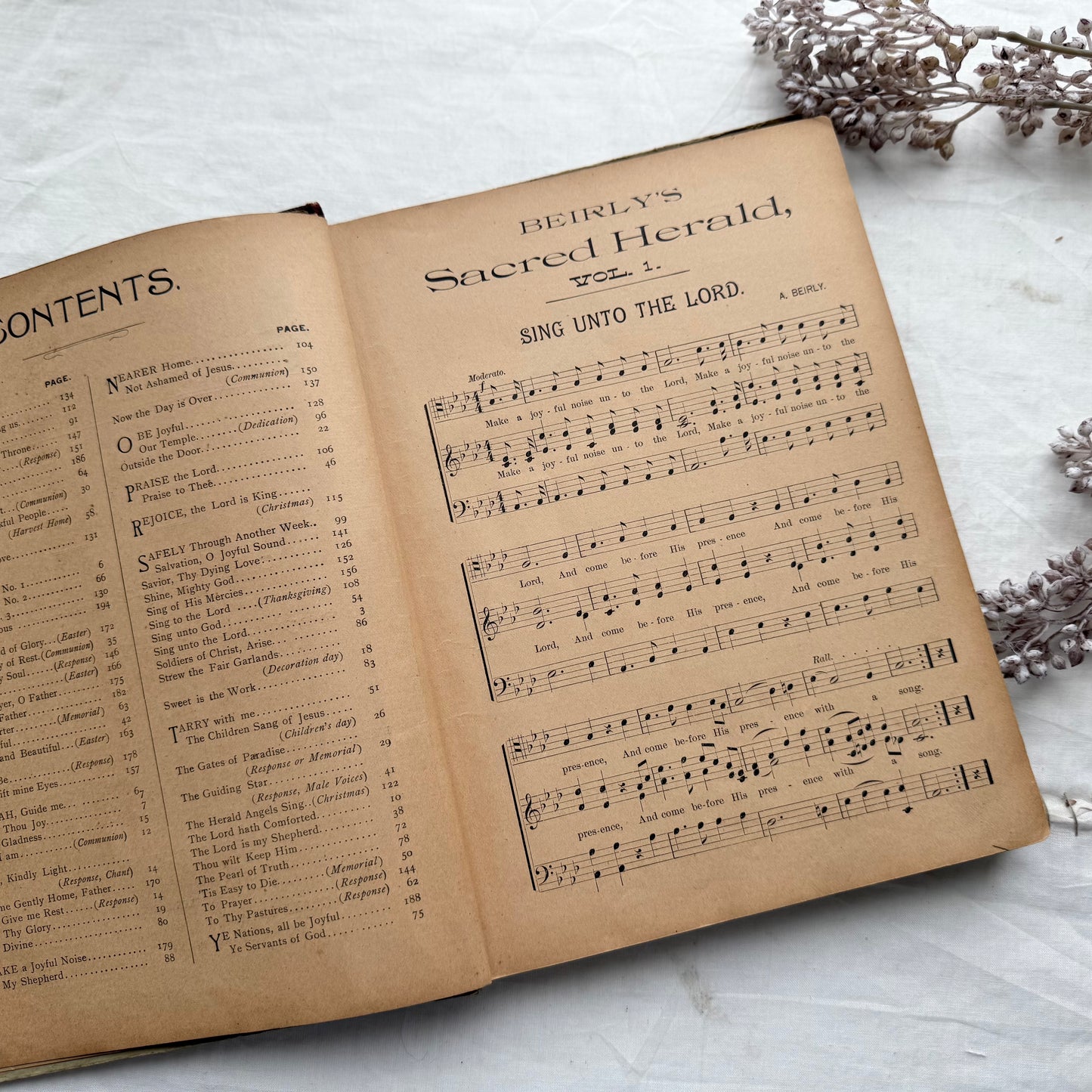 Vintage Music Book