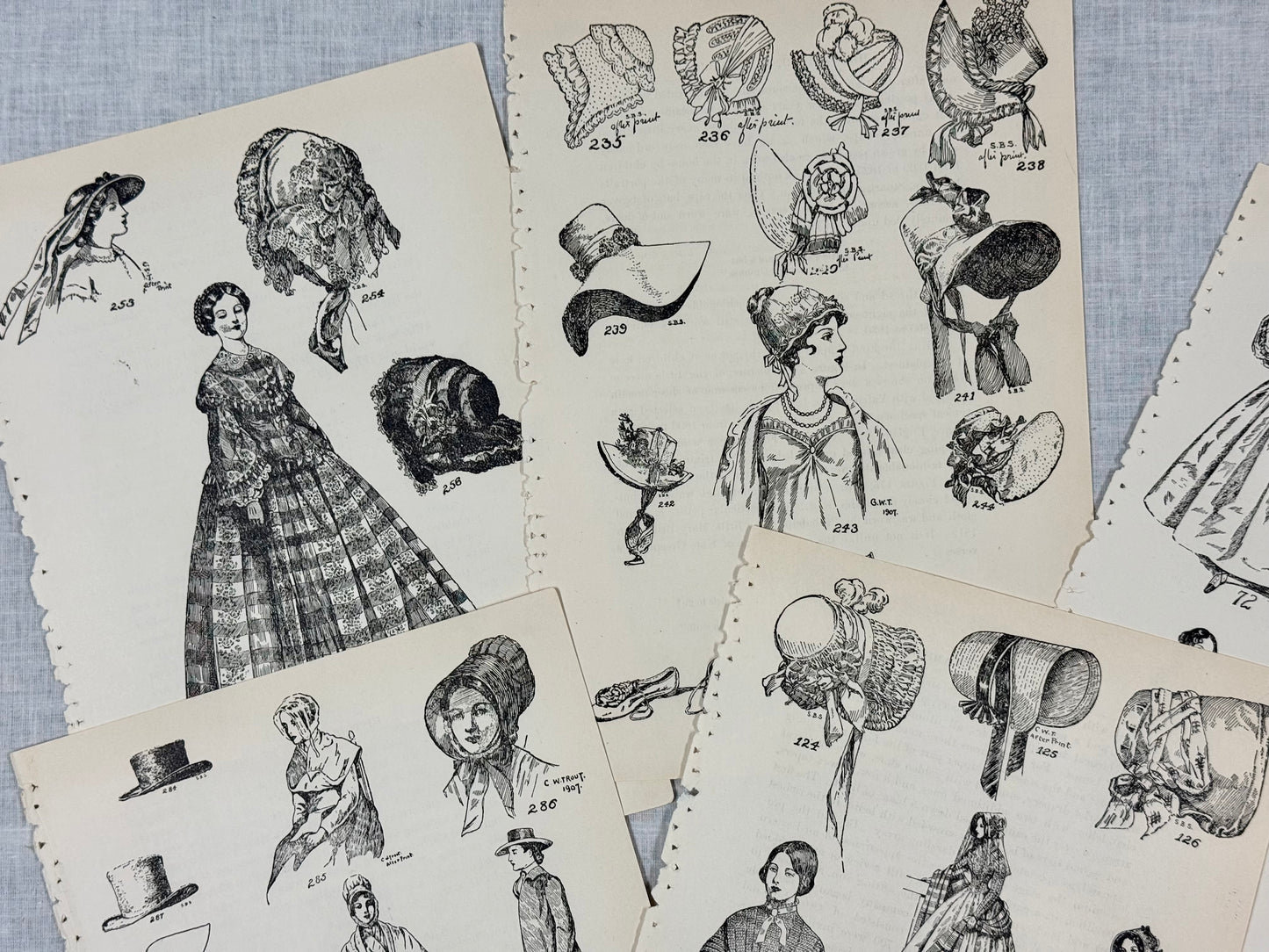 Vintage Fashion Print Set