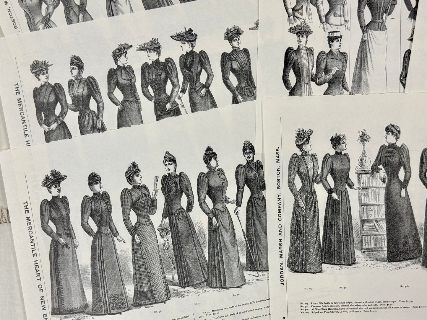 Vintage Fashion Print Set
