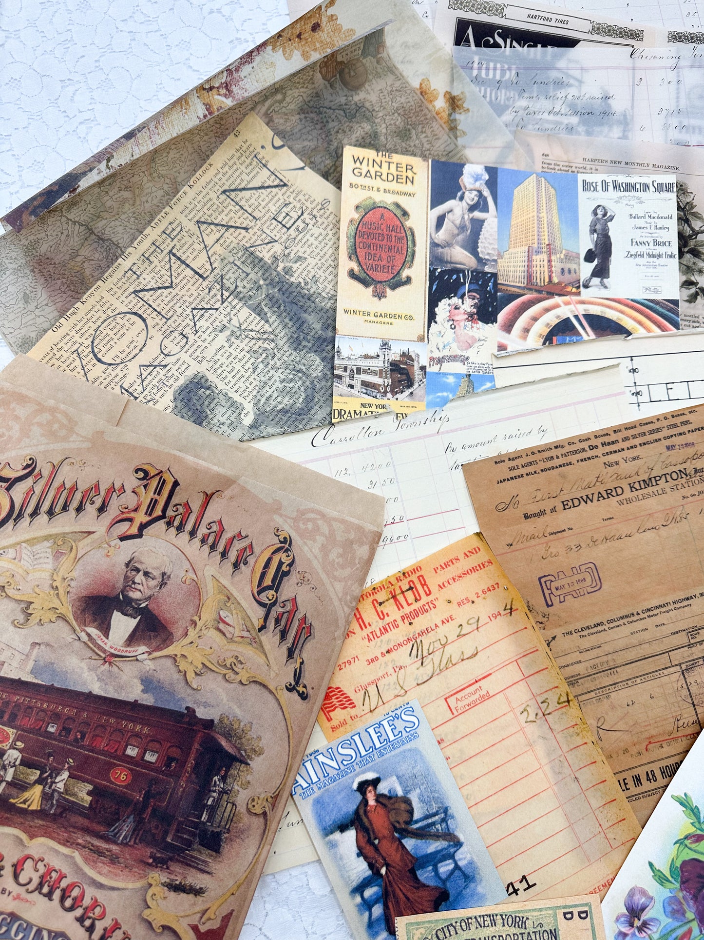 Randomly Selected Prints on a Variety of Paper Types