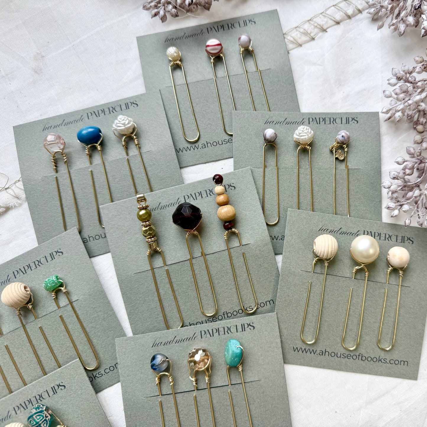 Beaded Paperclips/Bookmarks