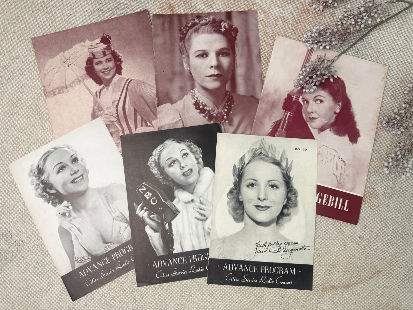 Vintage Playbill Set