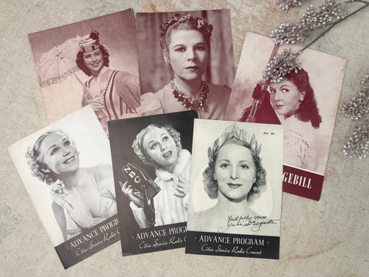Vintage Playbill Set