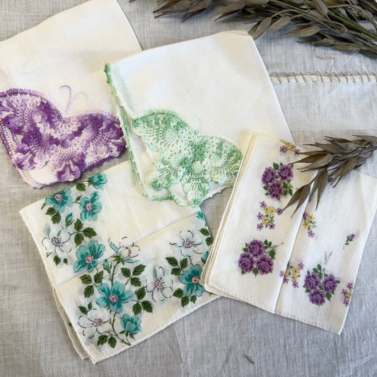 Vintage Hankie Set