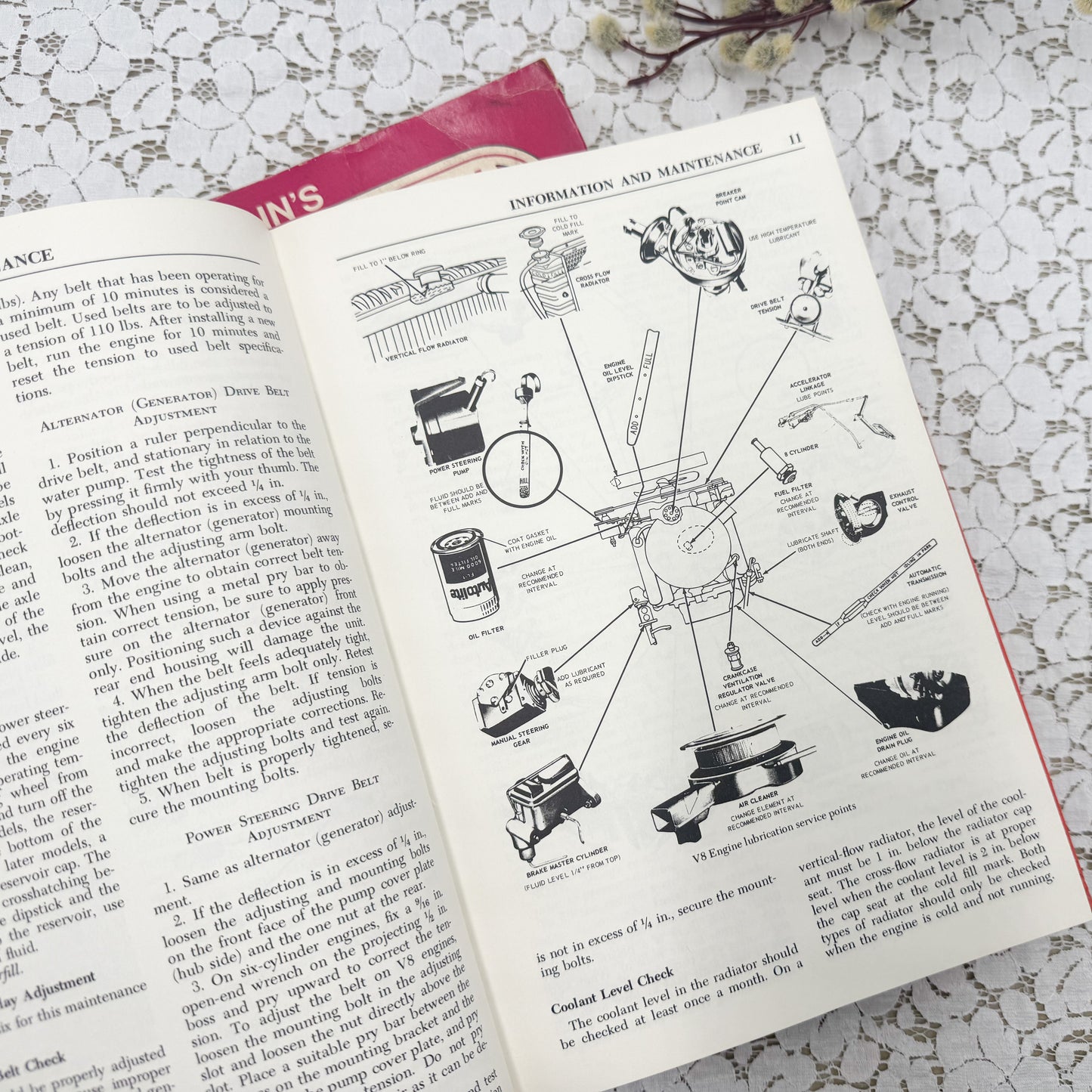 Vintage Mechanic Book Set