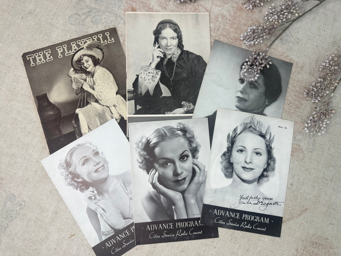Vintage Playbill Set