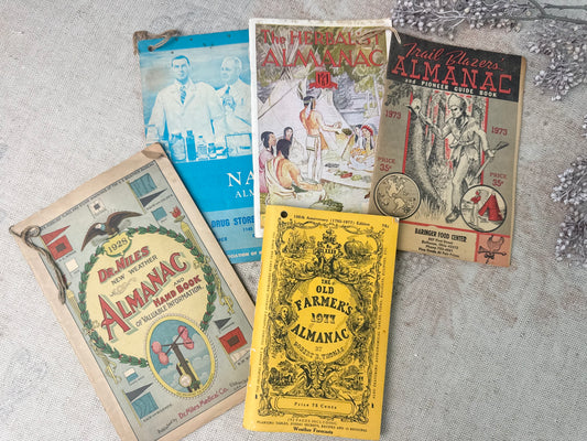 Vintage Almanac Set