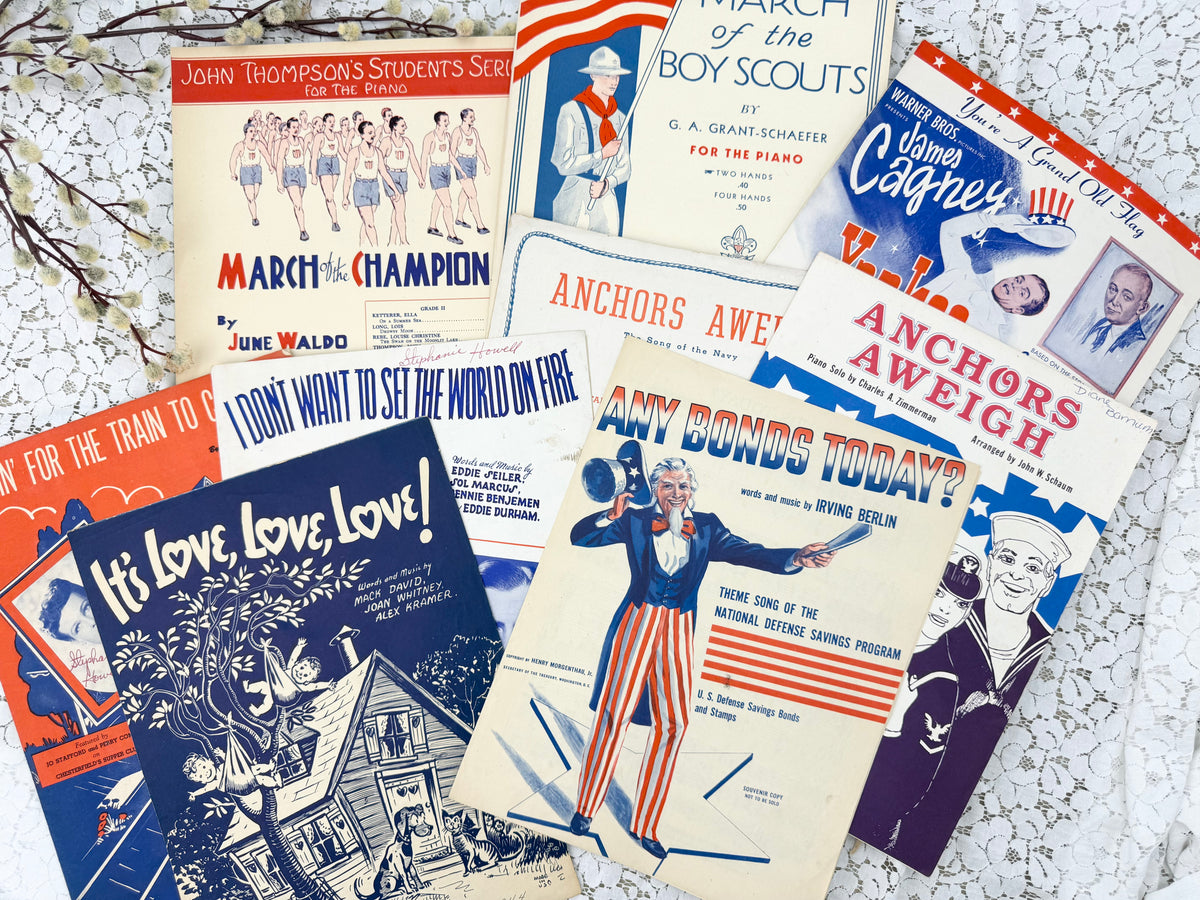 Vintage Music Set
