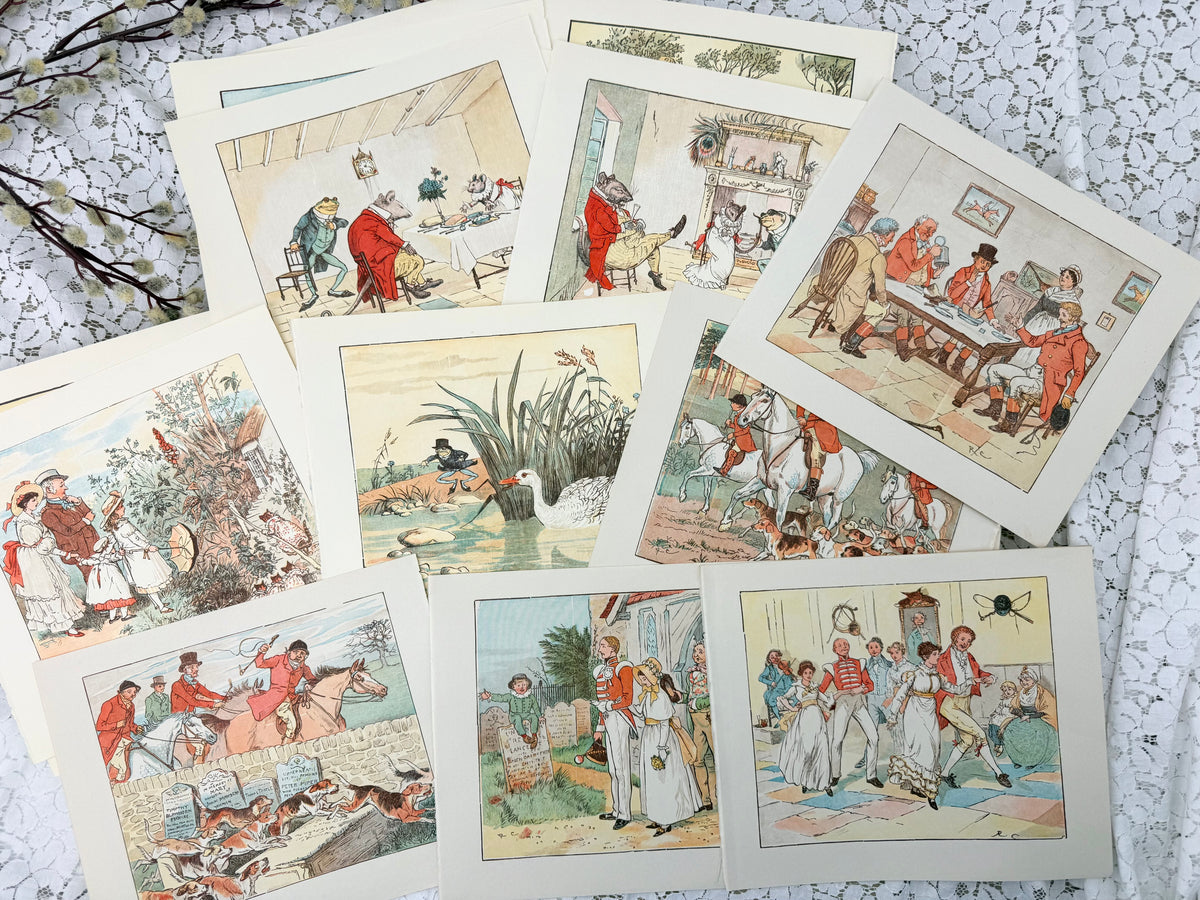 Vintage Children's Print Set