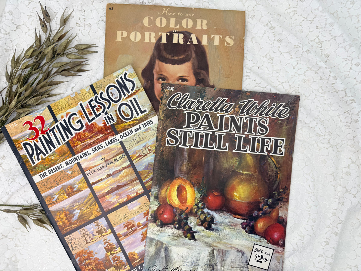 Vintage Art Book Set