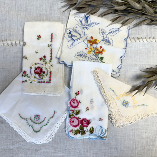 Vintage Hankie Set