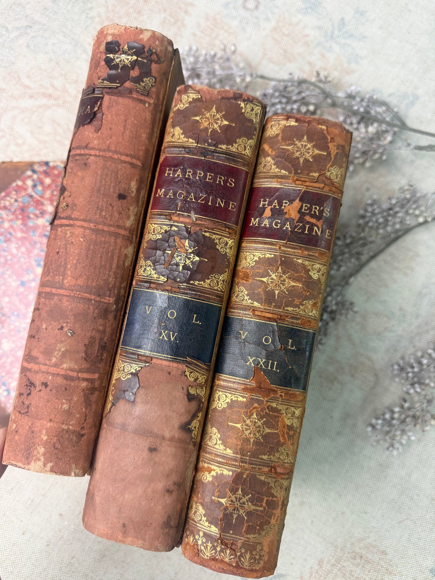 Vintage Harper's Magazine- Bound Book