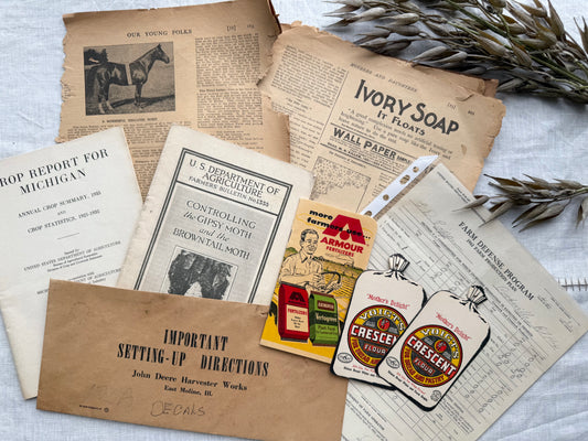 Vintage Farming Ephemera