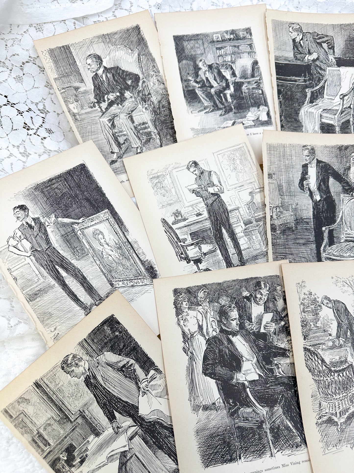 Vintage Book Pages
