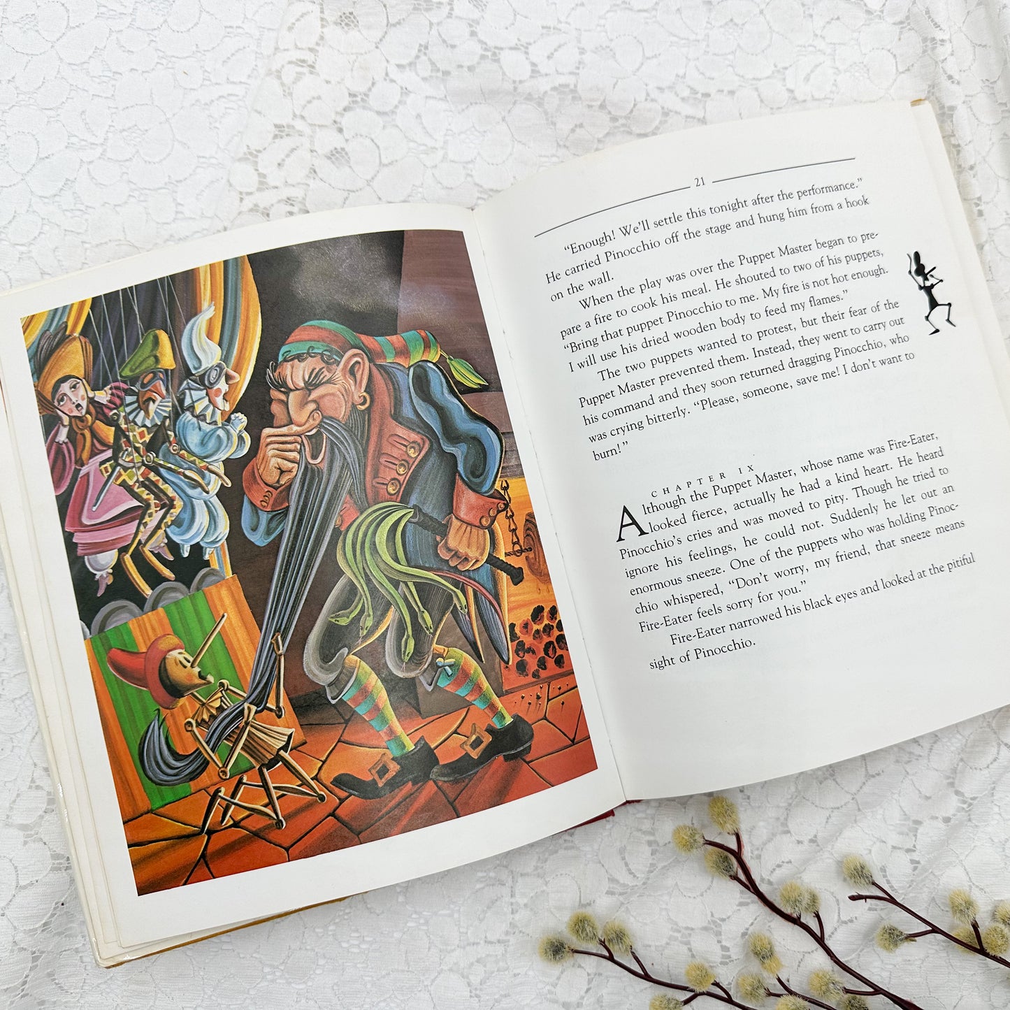 Vintage Pinnochio Book