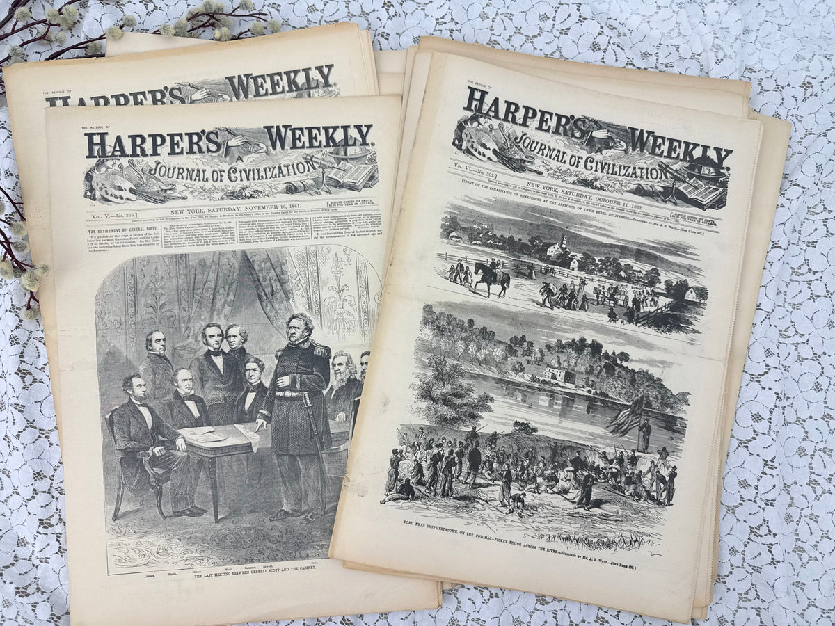 Harper's Weekly (Set of 4)