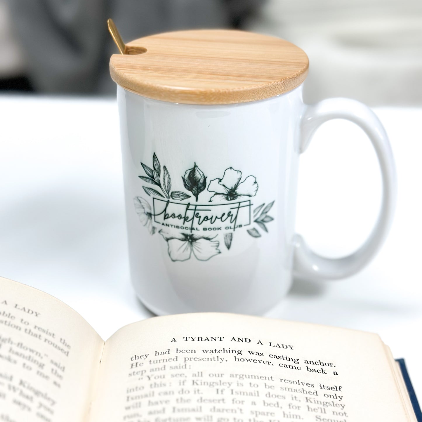 Booktrovert, Funny Mug, Coffee Mug Book Lover Gift