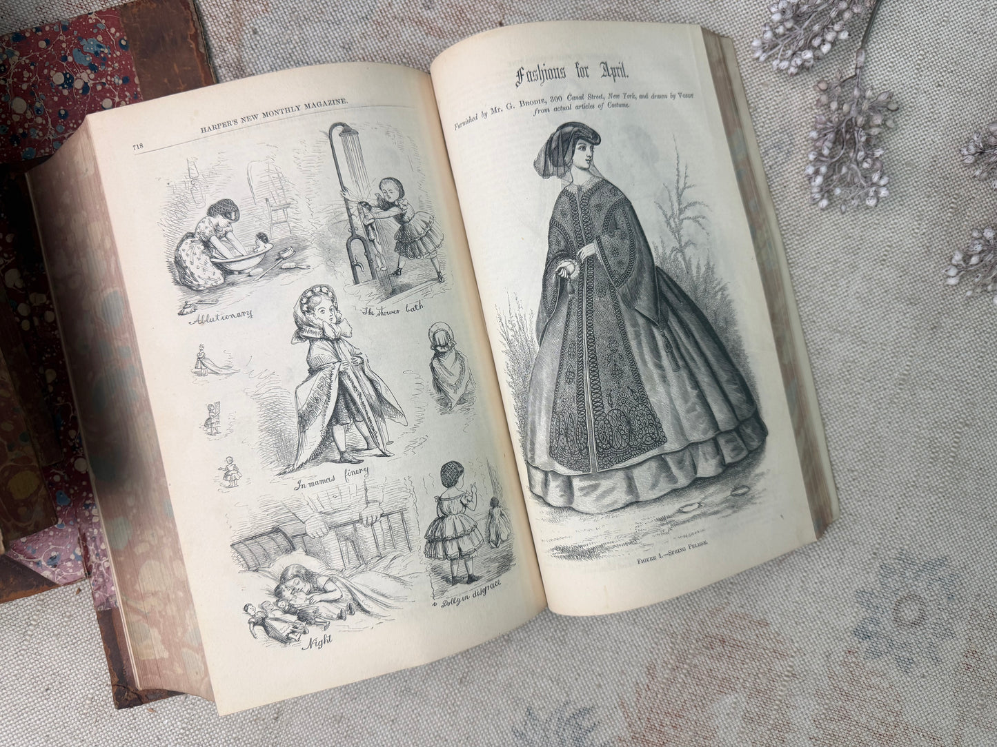 Vintage Harper's Magazine- Bound Book