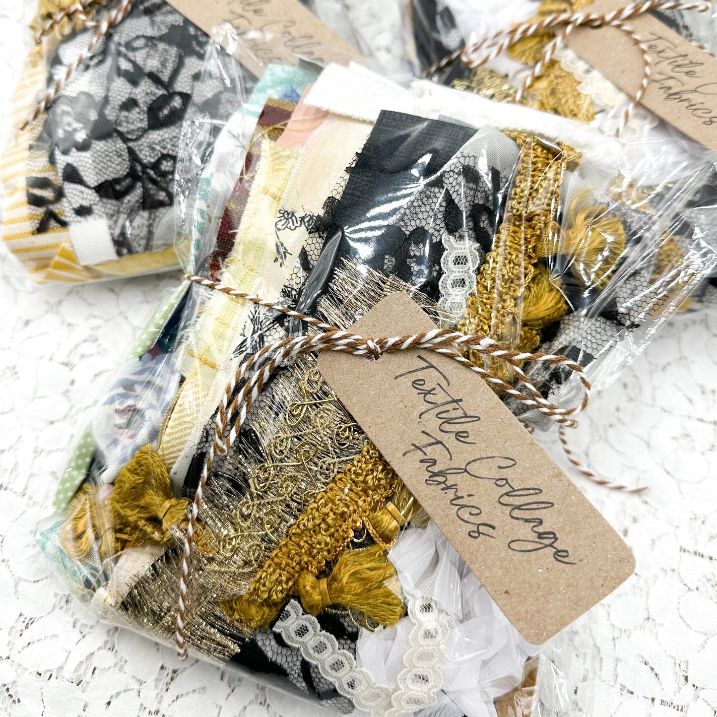 Textile Collage Fabric Pack