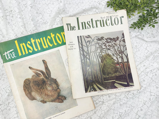 Vintage Instructor Magazine (Set of 2)