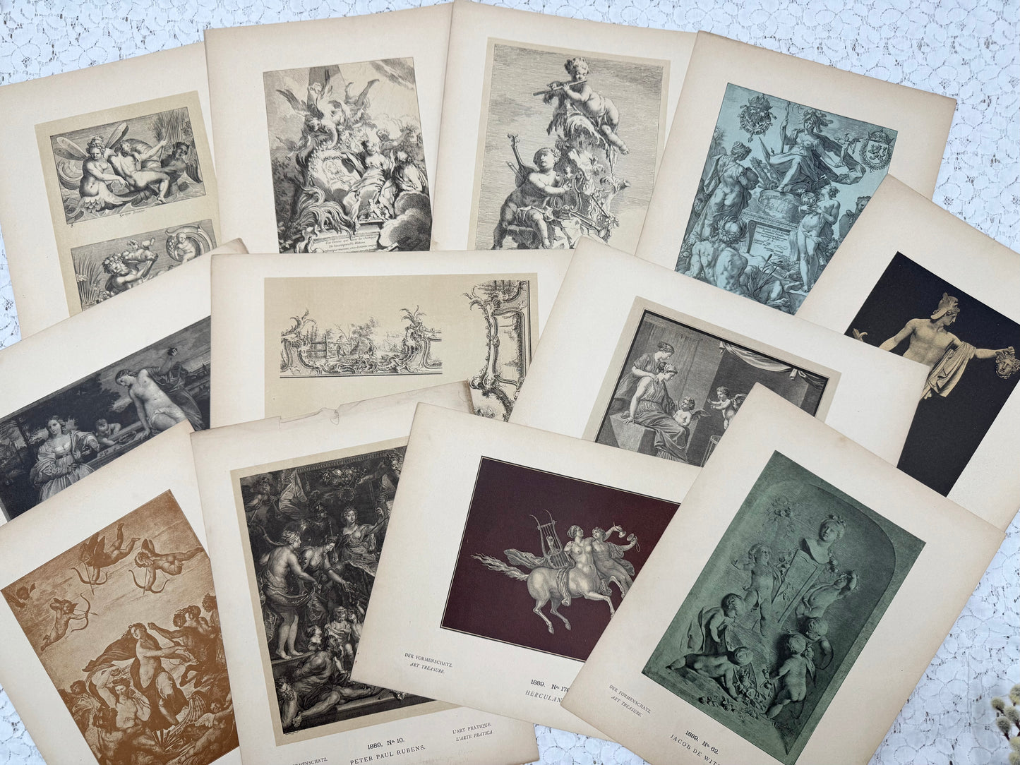 Vintage Art Prints (Set of 50+ prints)