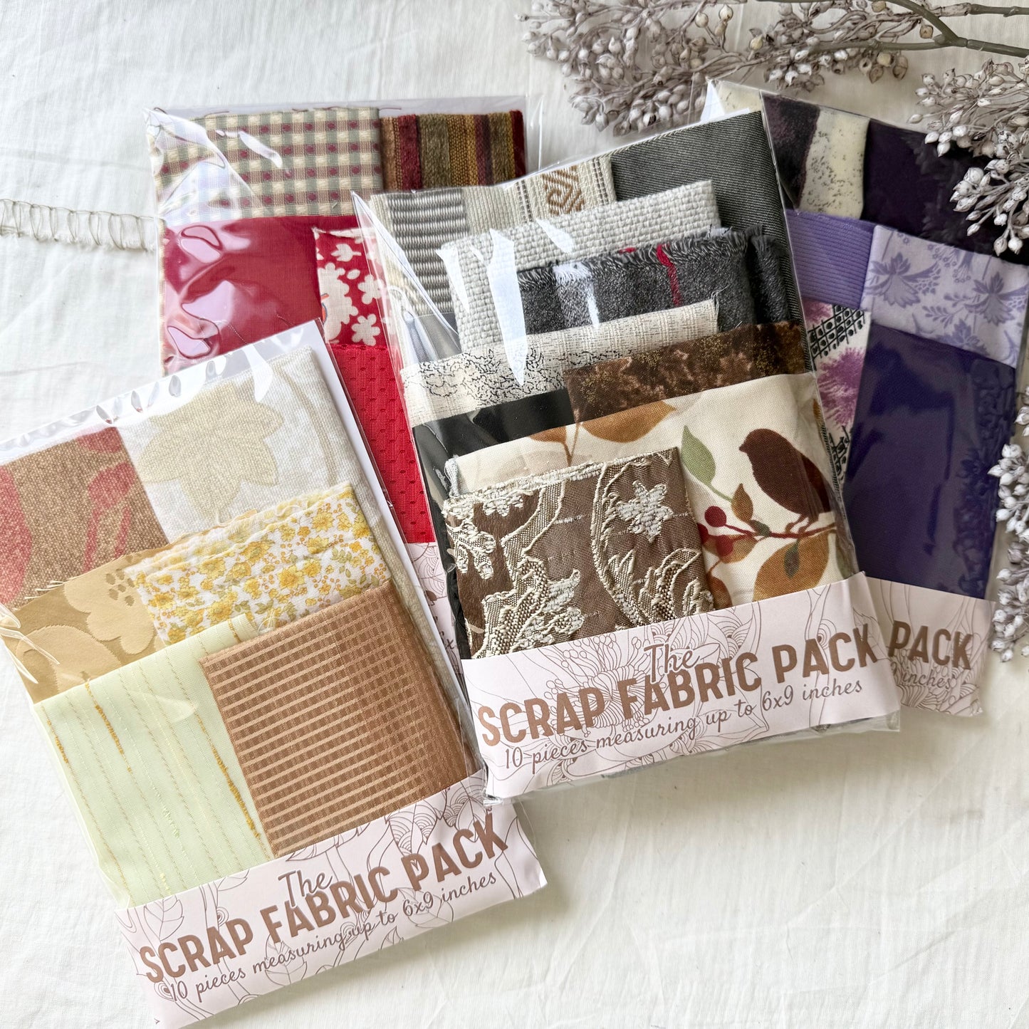 Fabric Scraps by Color (6x9)