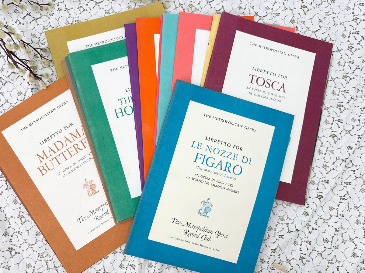 Vintage Music Booklet Set