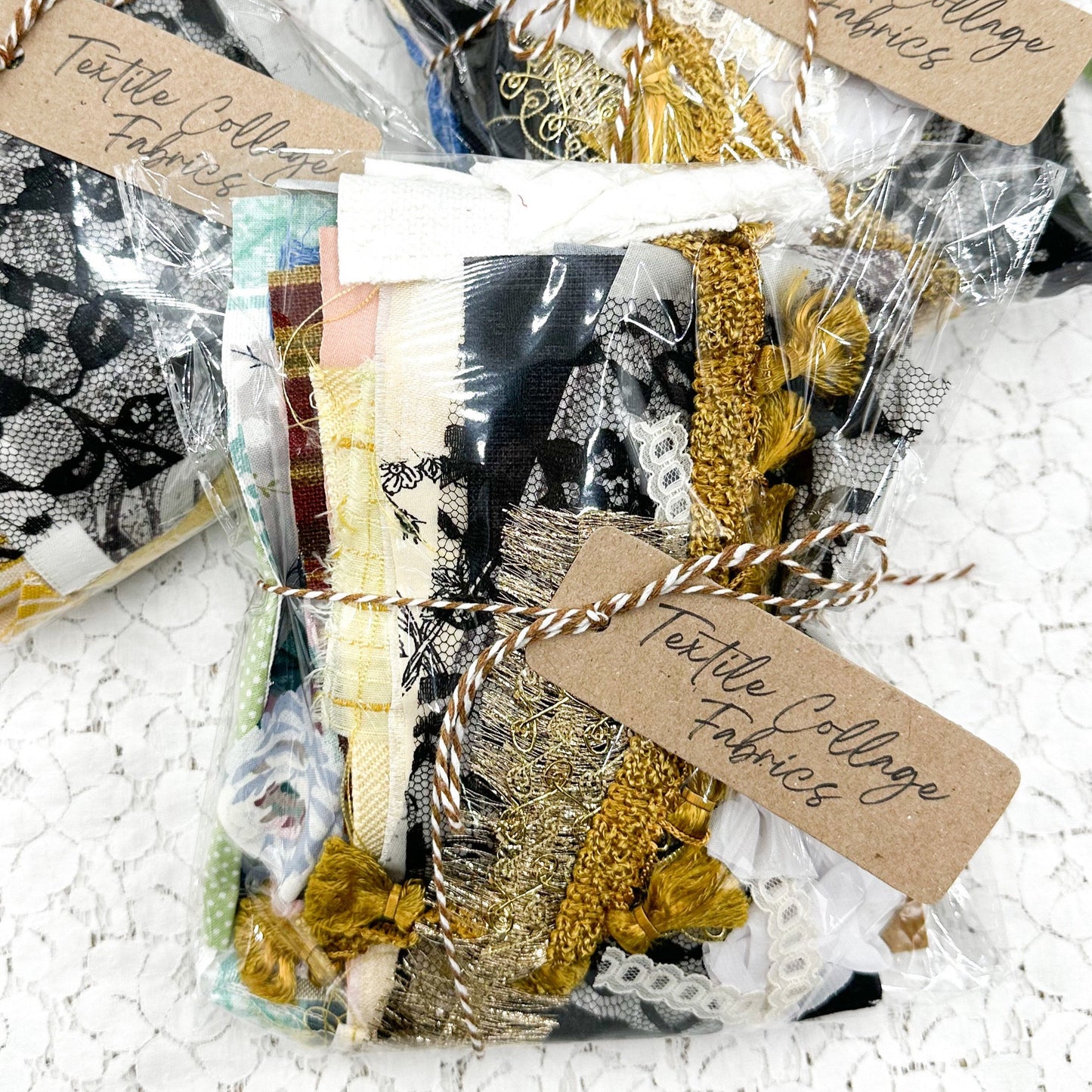 Textile Collage Fabric Pack