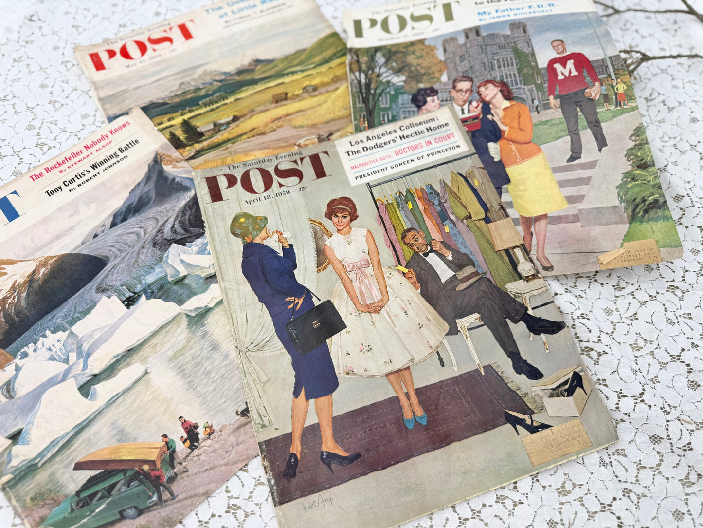 Vintage Post Magazine Covers (Covers Only)