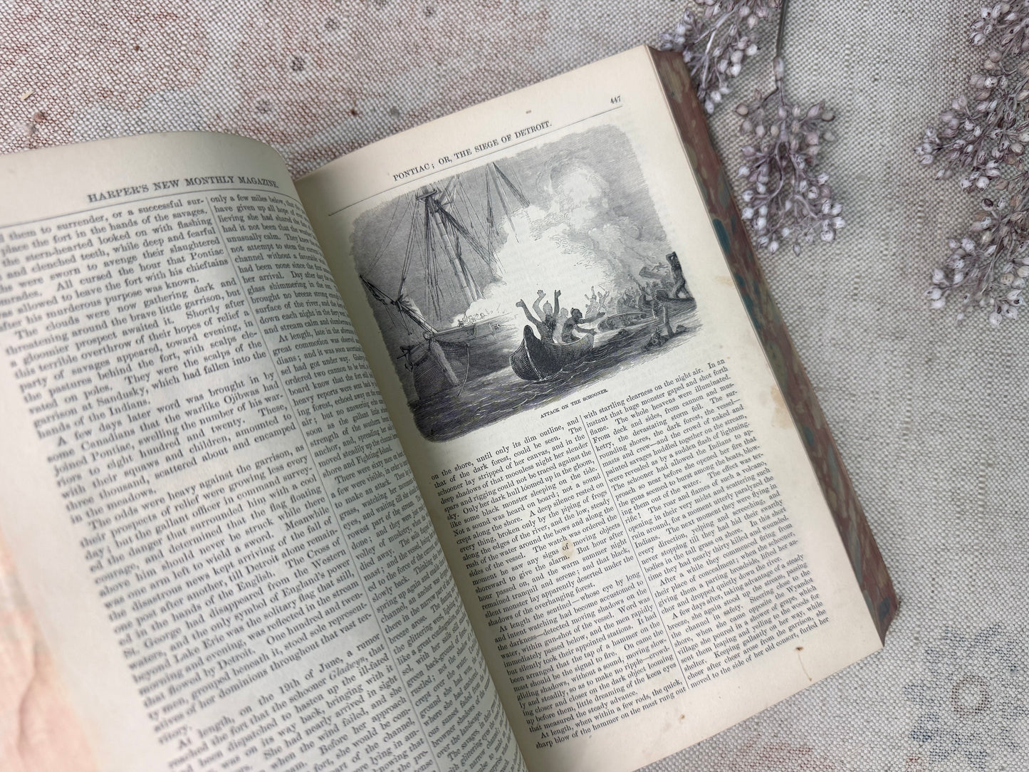 Vintage Harper's Magazine- Bound Book