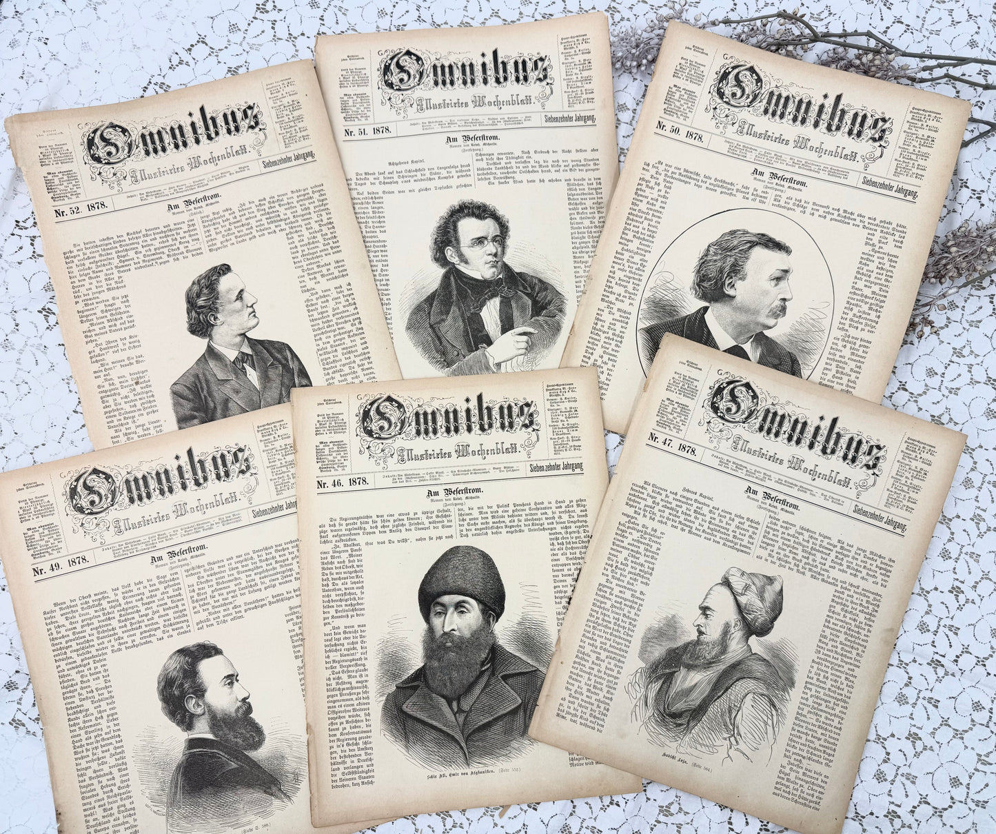 Vintage Covers (assorted set of 12)