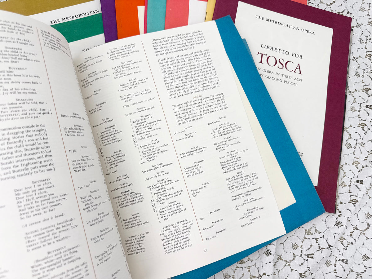 Vintage Music Booklet Set