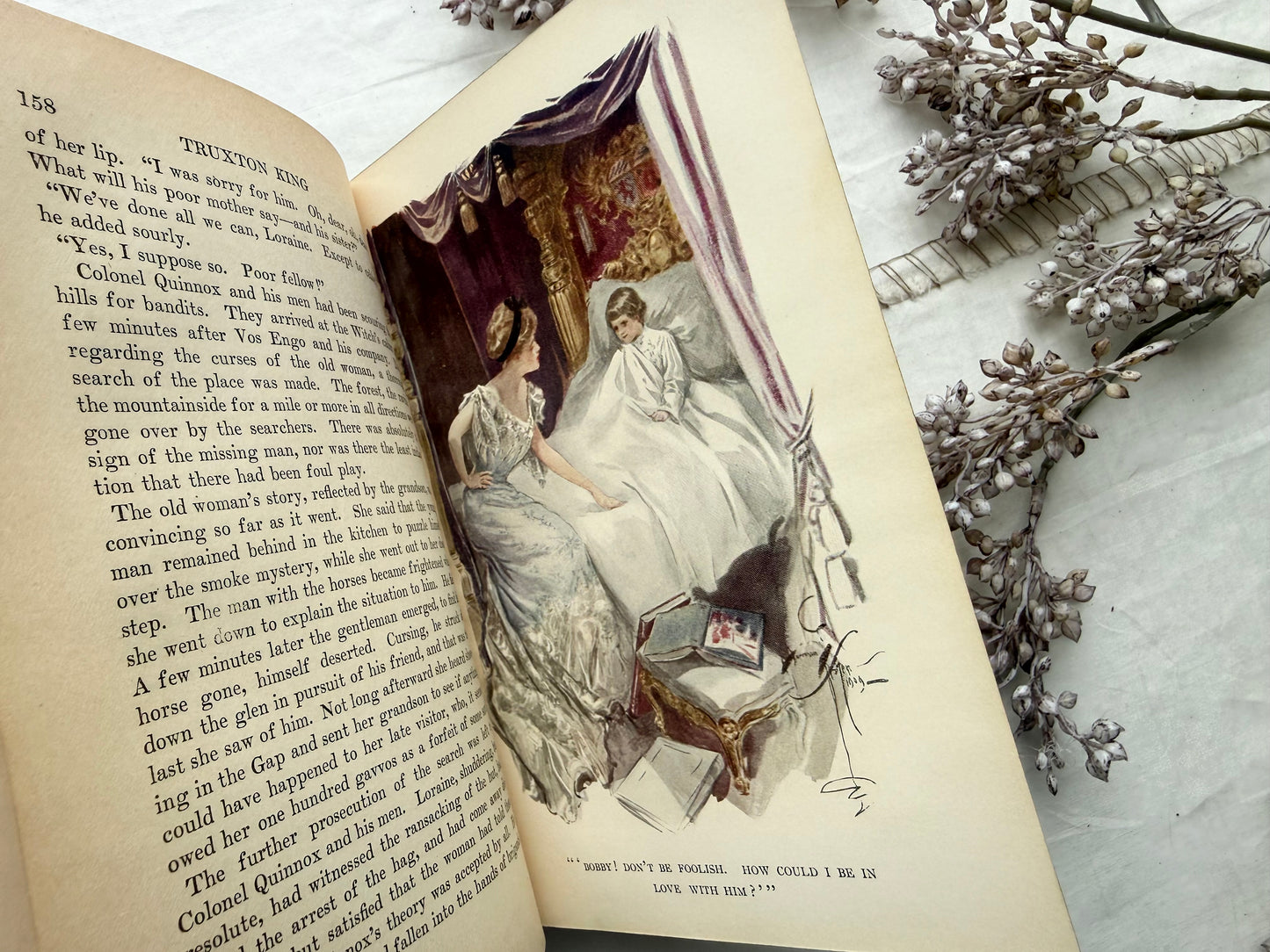 Vintage Book Set with Illustrations