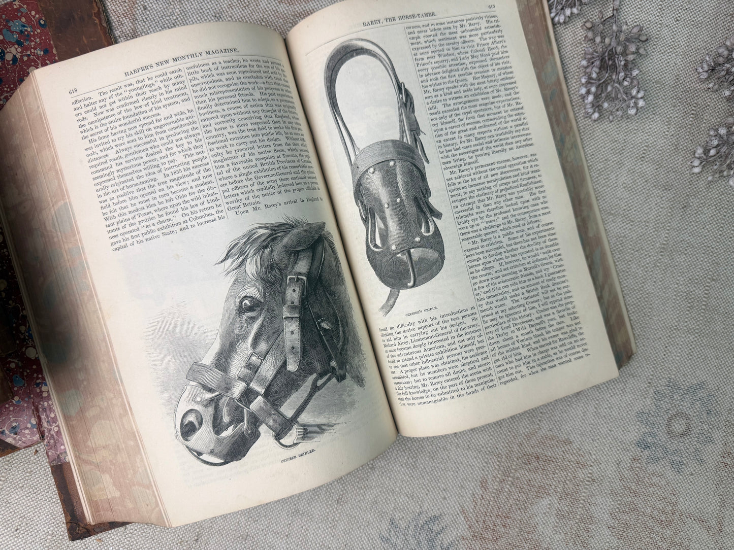 Vintage Harper's Magazine- Bound Book