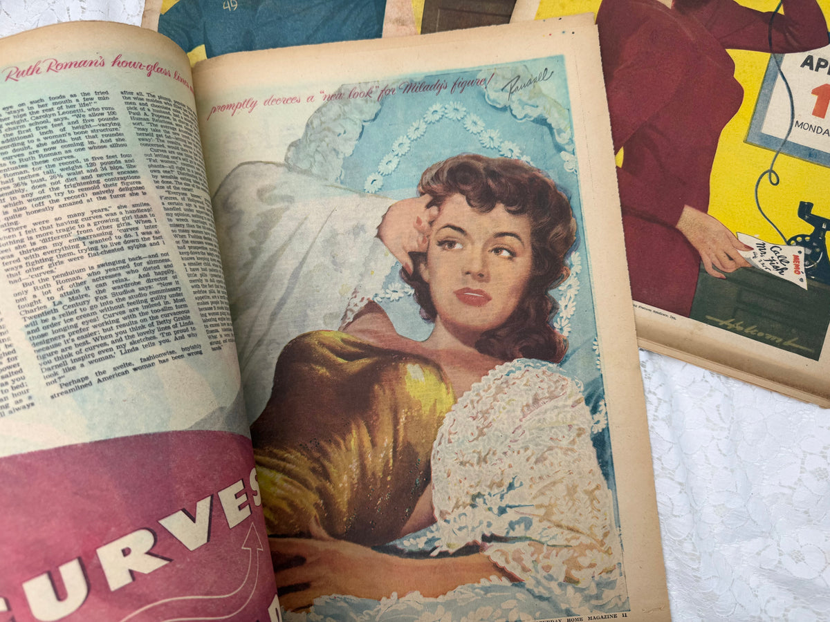 Home Magazine Set- Colorful Illustrations