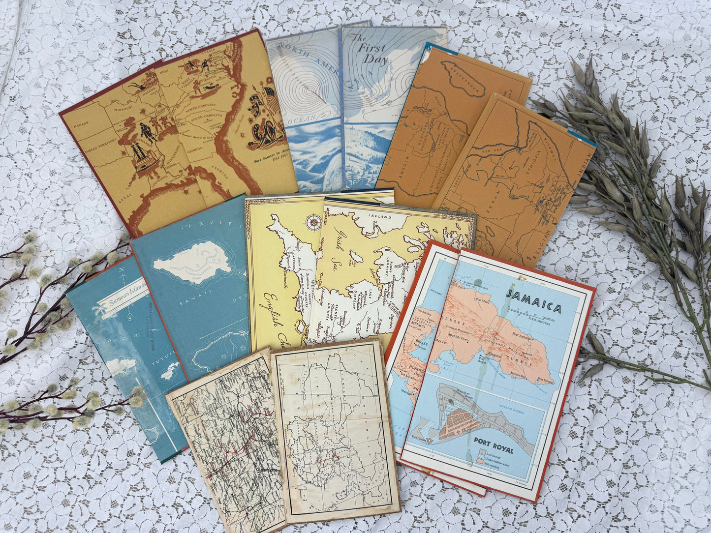 Set of Map Book Boards