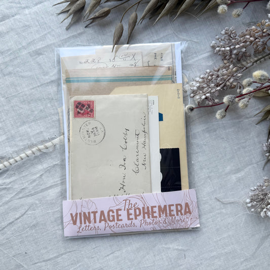 Assorted Vintage Ephemera Pack
