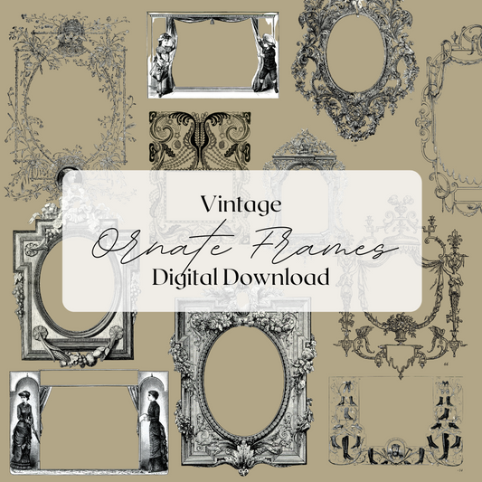 Ornate Frames for Digital Download