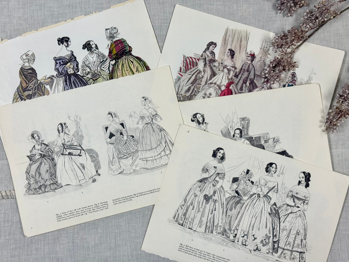 Vintage Fashion Print Set